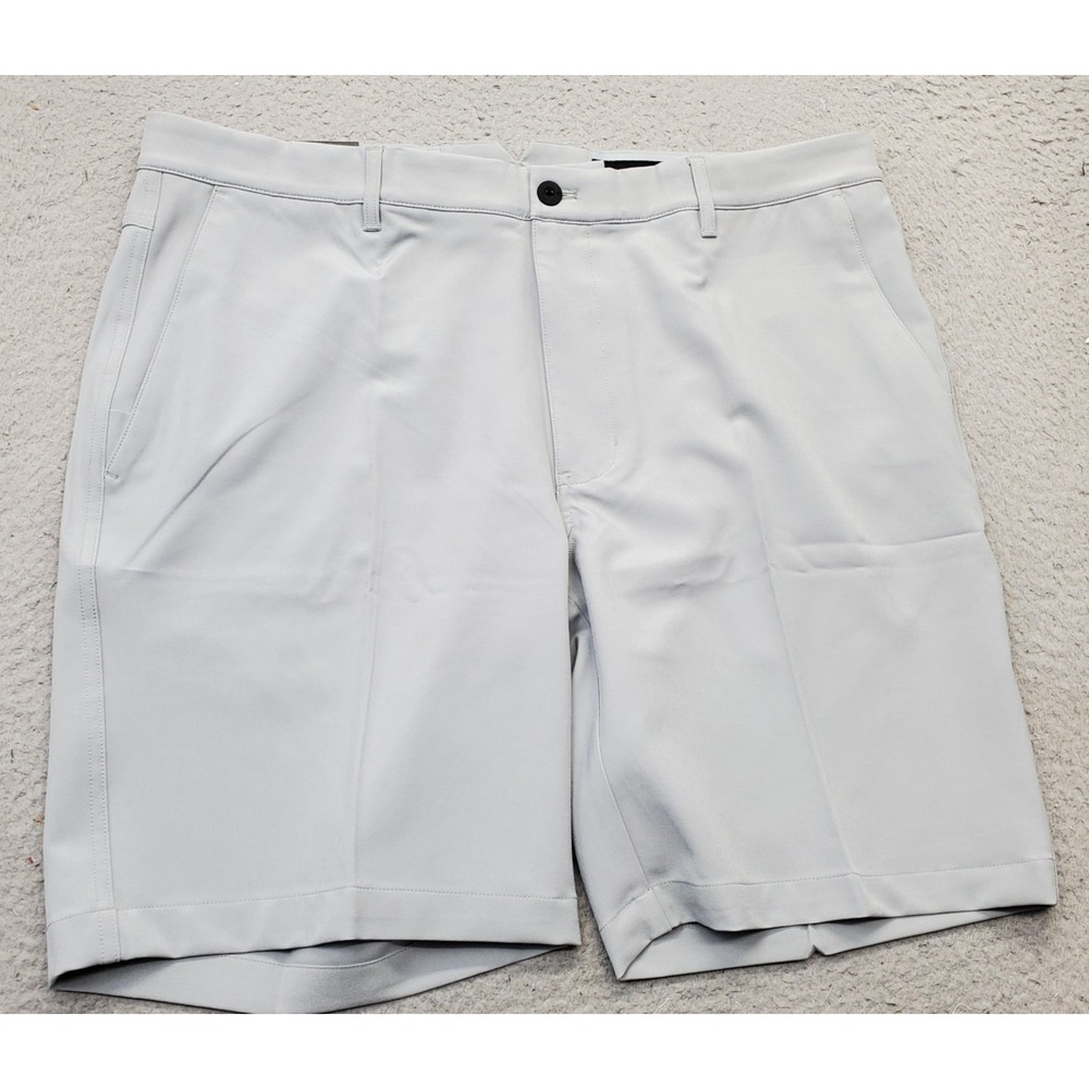 Dunning Golf Shorts Mens 38 Gray Player Fit Woven Performance Stretch Quick Dry